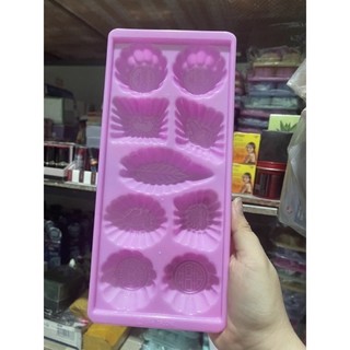 Combo 5 khuôn rau câu, khay đá 2 mẫu