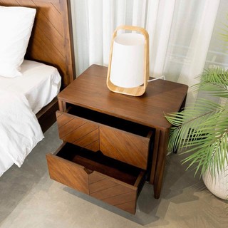 Tủ Đầu Giường Gỗ MOHO HOBRO 301 Màu Nâu