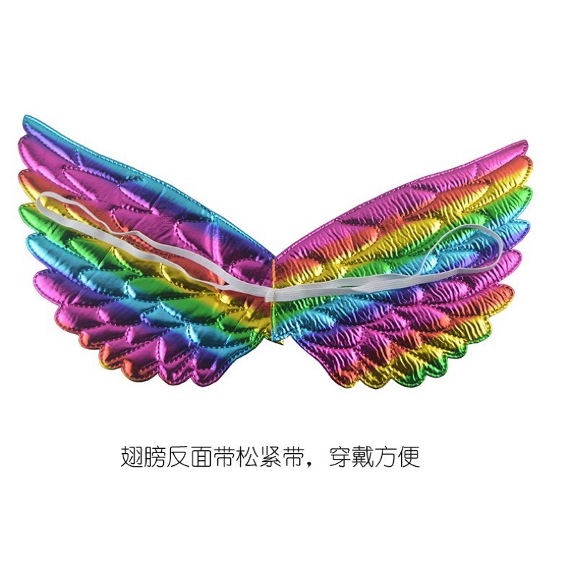 Bộ Váy, Cánh Thiên Thần, Cài Tóc Unicorn Màu Hologram, Cầu Vồng Đồ Chơi Hoá Trang Halloween Cho Bé