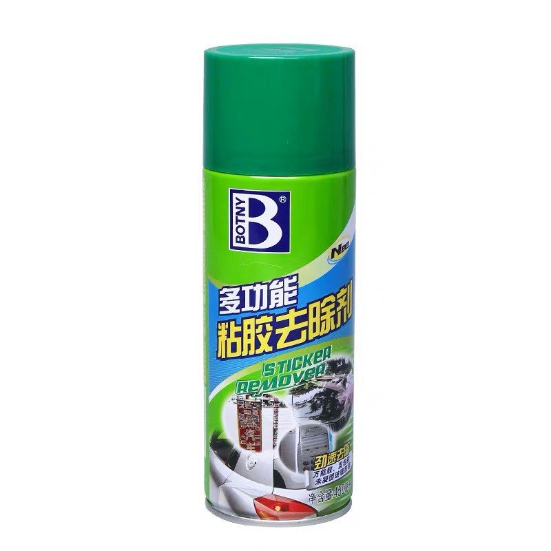 Chai xịt tẩy keo BOTNY tẩy đa năng đồ nội thất tẩy vết băng dính, nhựa đường bám nhanh chóng, sạch sẽ 450ml