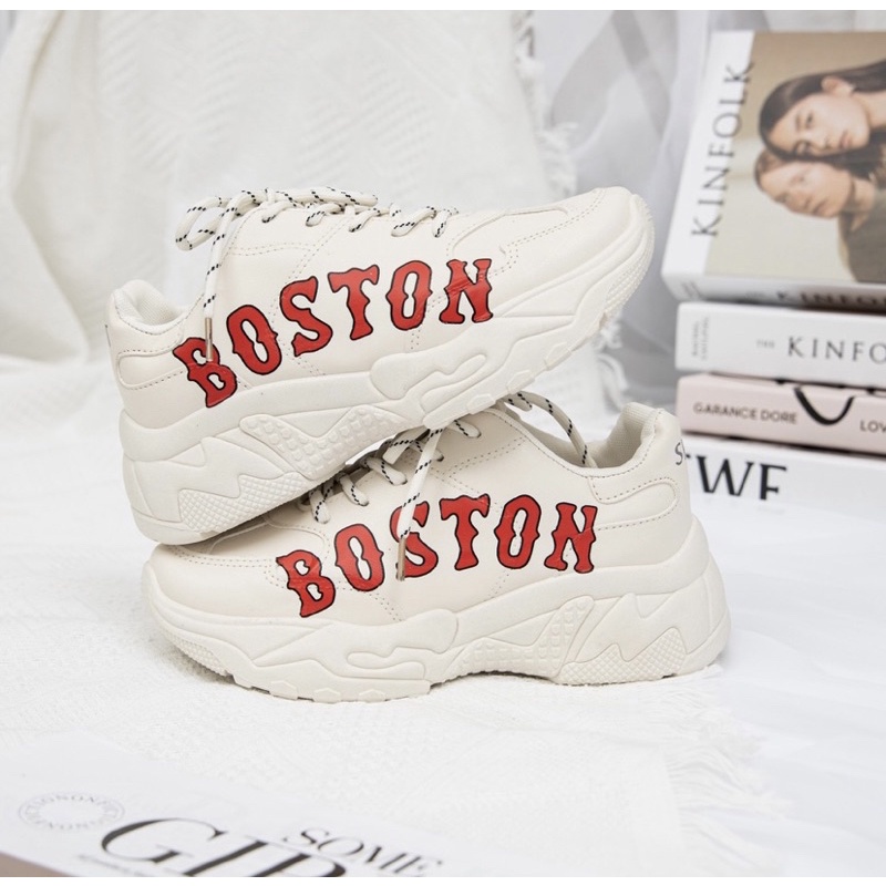Giày thể thao MLB chữ Boston đỏ