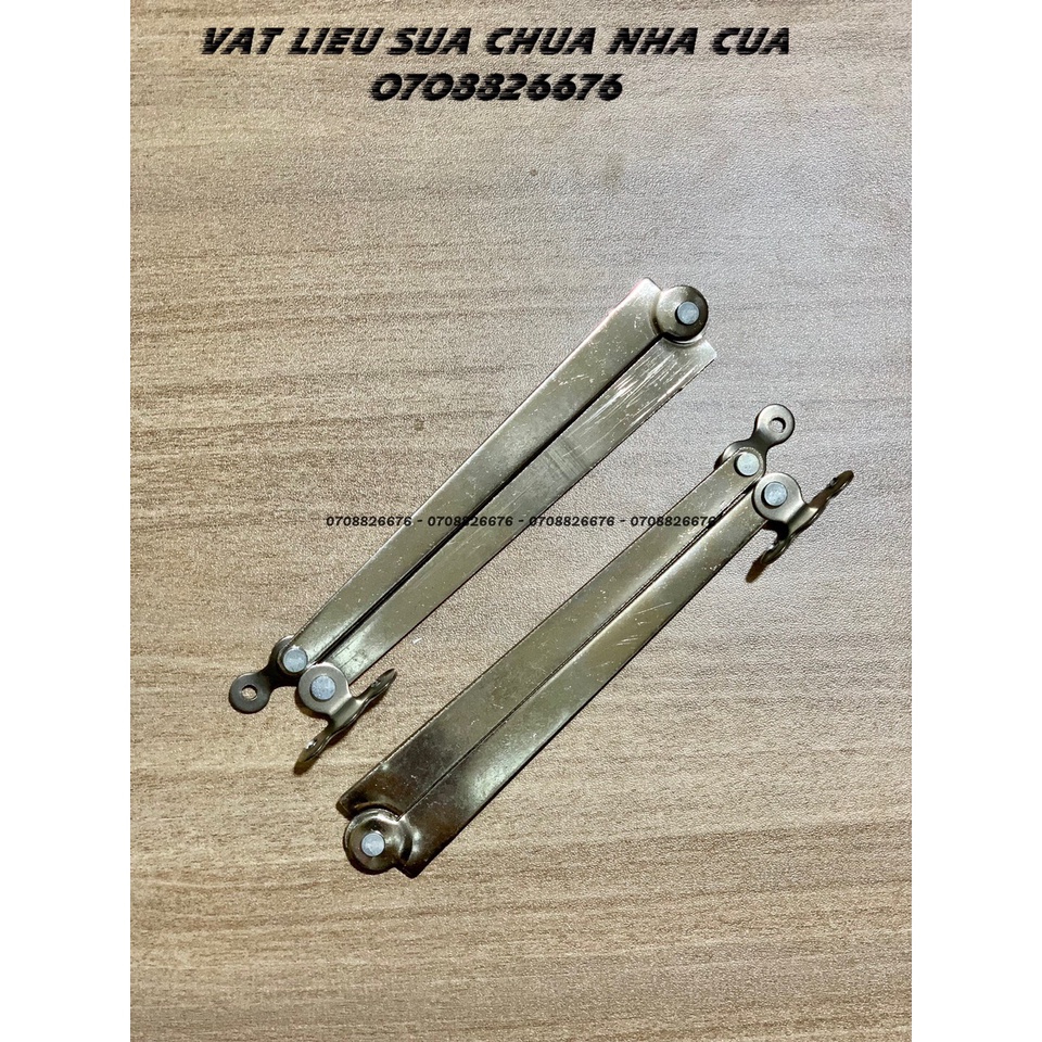 2 cái chống giò gà/chống cửa sổ bật - Chống cửa Trắng Sữa - Inox - Sắt