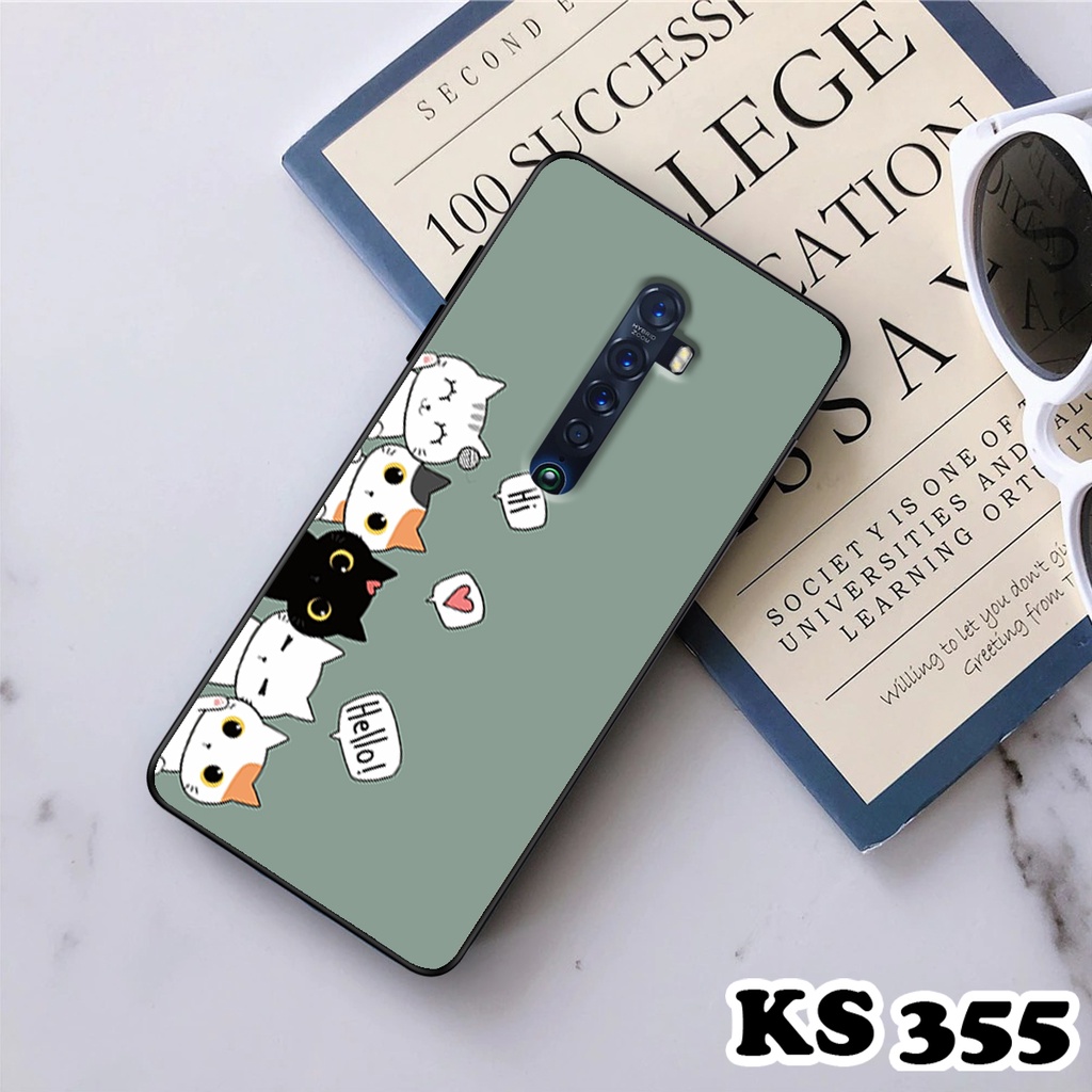 Ốp Lưng Oppo Reno 2 - Reno 2F - Reno 2Z - Ốp Oppo in hình Cat&amp;Bear đáng yêu - Chất liệu TPU siêu bền
