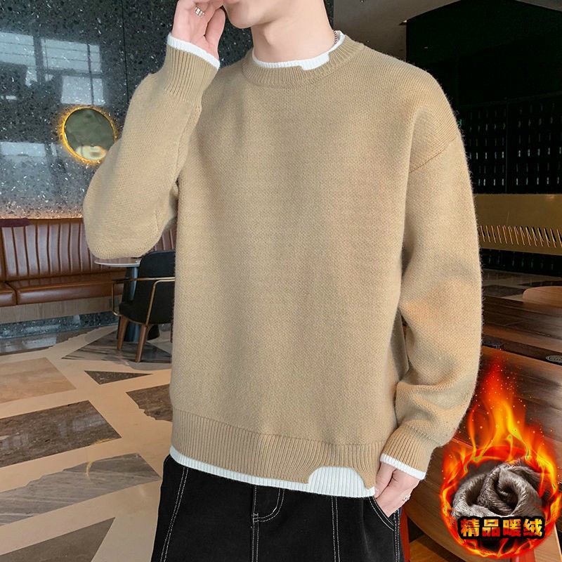 Áo len nam cổ tròn mẫu mới phong cách Hàn Quốc trẻ trung năng động -  Áo len nam JUST MEN