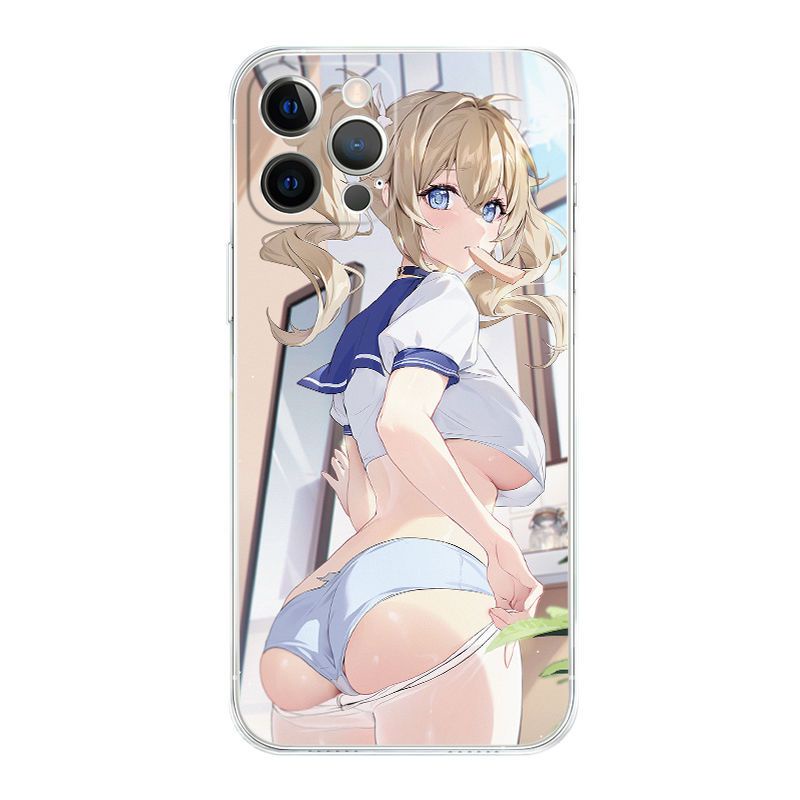Ốp Điện Thoại Tpu Mềm Hình Anime Nhật Bản Cho IPhone 14 11 12 13 Pro Max XS X XR 6 7 8 plus SE2