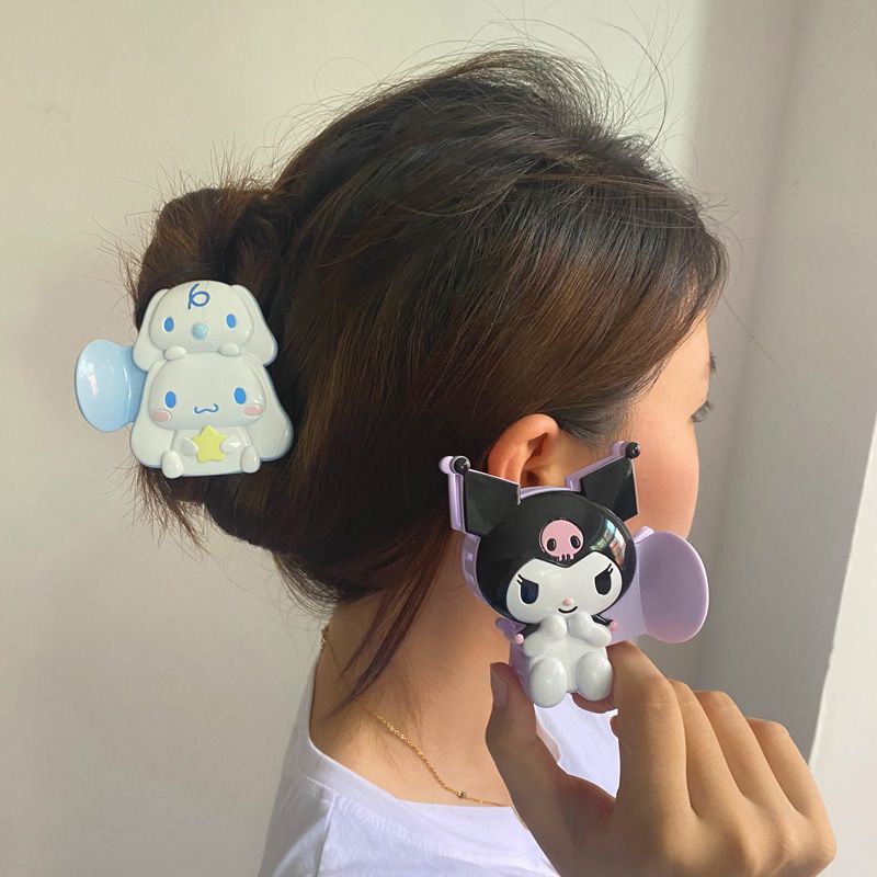 SANRIO Kẹp Tóc Hình Cá Mập Hoạt Hình Dễ Thương Cho Bé