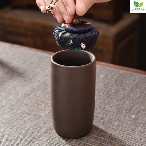 Bộ Ấm Chén Uống Trà Kèm Khay Có Túi Đựng Xách Tay Tiện Lợi Thiết Kế Sang Trọng Làm Quà Biếu Tặng