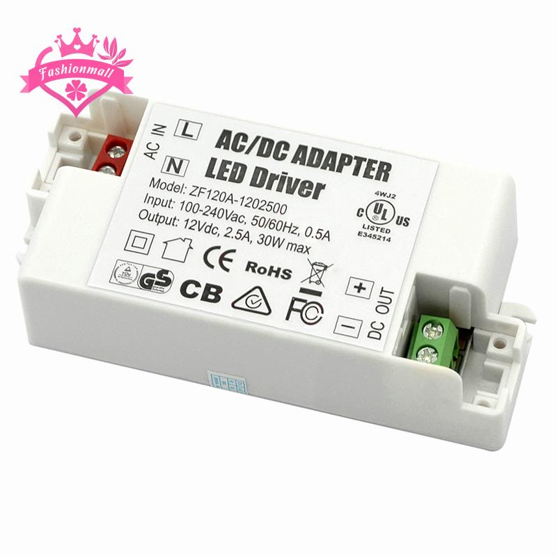 Bộ Cung Cấp Nguồn Điện 30W LED Driver 240V - DC 12V Cho Dây Đèn LED G4 MR11 MR16