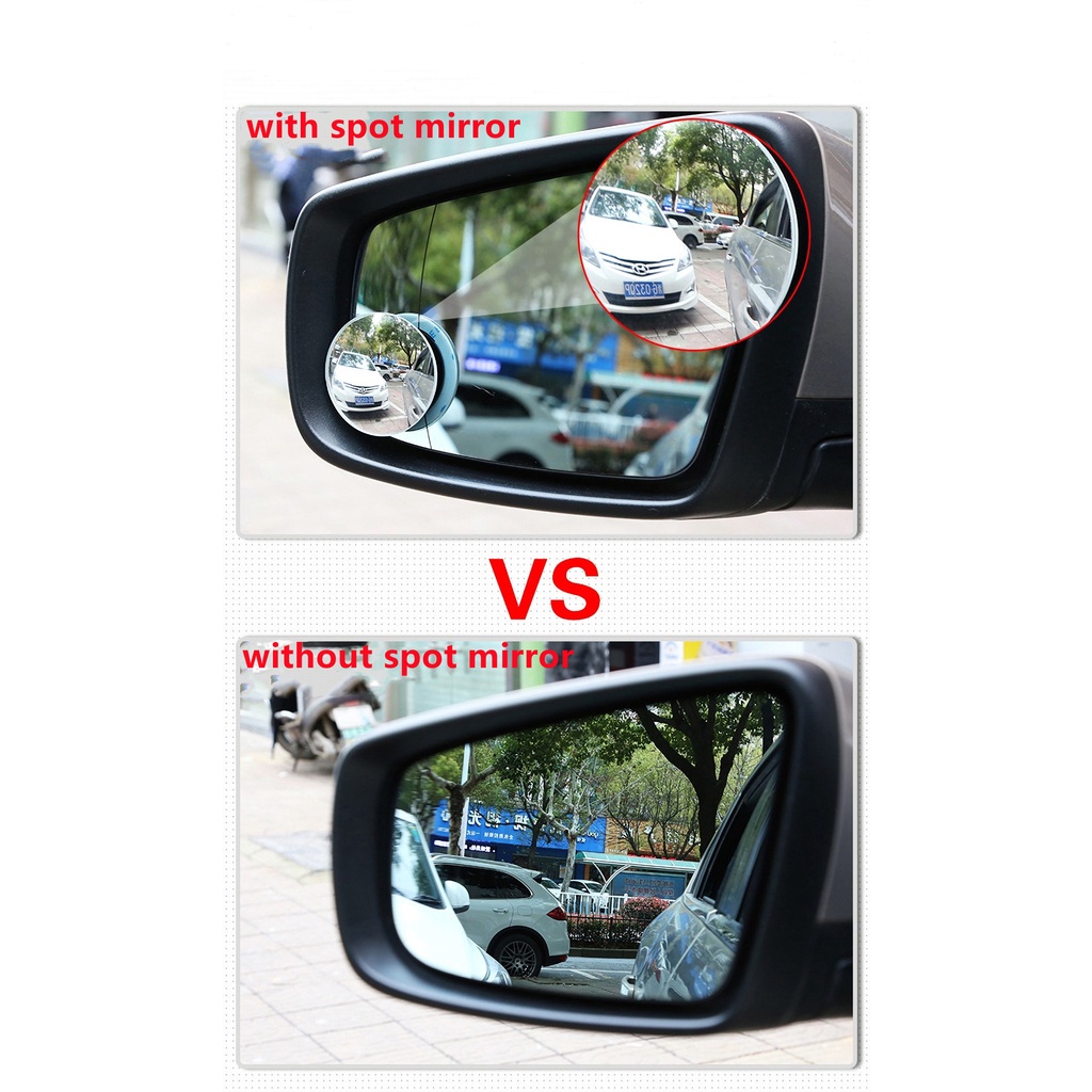 Gương Cầu Lồi HD 360 Độ Điều Chỉnh Được Góc Rộng Cho Xe Hơi