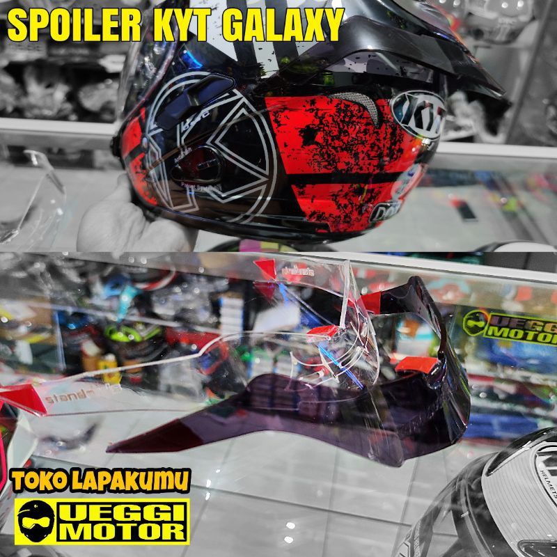 Mũ Bảo Hiểm SPOILER KYT GALAXY - GALAXY FLAT R ALL SERIES