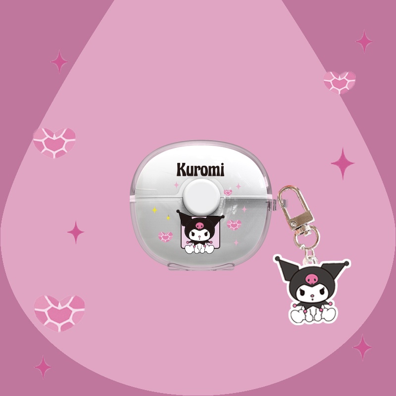 Vỏ Bảo Vệ Hộp Sạc Tai Nghe Lenovo XT95 Pro TWS Bằng TPU Mềm Trong Suốt + Dây Đeo Chống Sốc