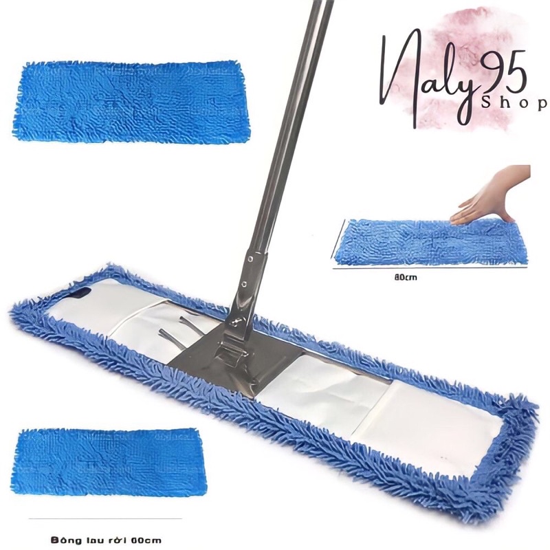 Nùi cây lau bẹ san hô 45-60-80-90cm Bông-Tấm-Miếng lau sàn nhà Công Nghiệp San Hô thay thế trường học siêu thị bệnh v