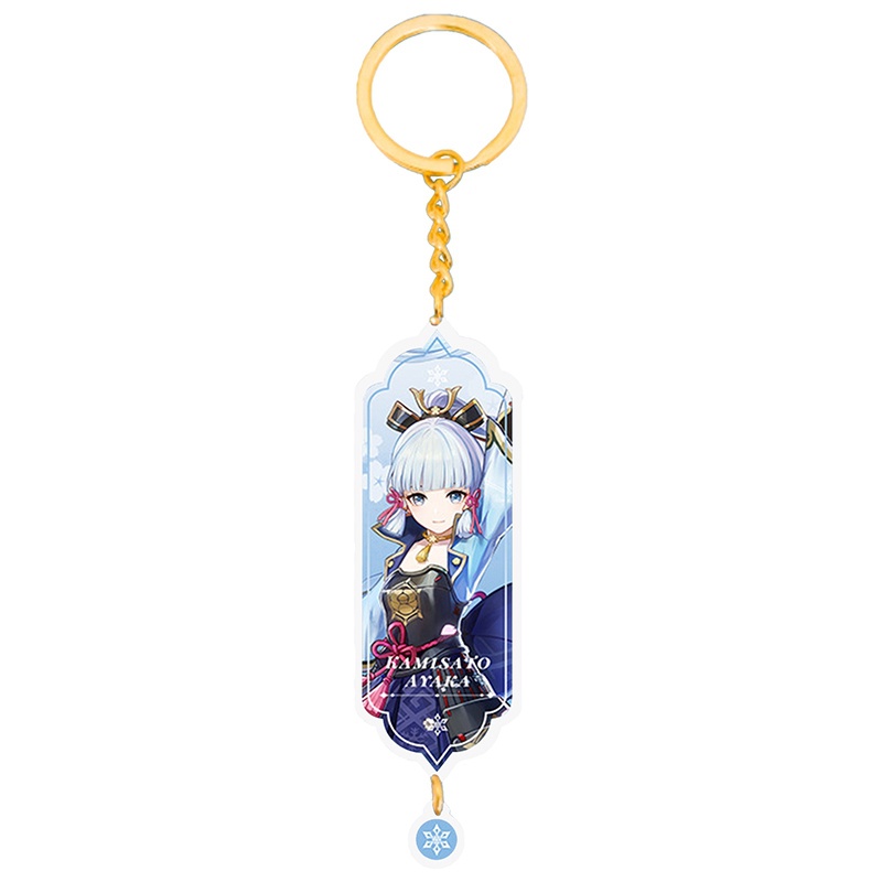 Móc Khóa Xe Hơi Bằng Acrylic Hình Nhân Vật Anime Genshin Va Chạm Yae Miko Xiao Ganyu Zhongli Diluc Klee Hoạt Hình Cho Nam Và Nữ