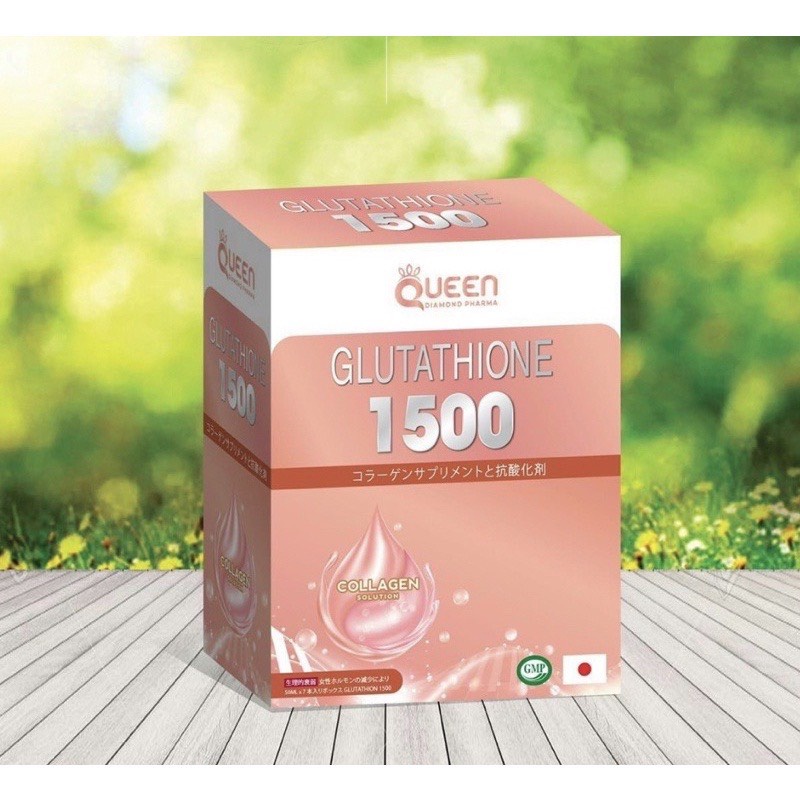 Viên Uống GLUTATHIONE 1500mg viên uống trắng da giảm nám mờ nhăn chống lão hoá