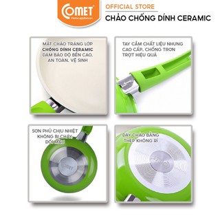 [LIFEMC11M2ADP -12% đơn 250K] Chảo chống dính ceramic Comet CH11-26