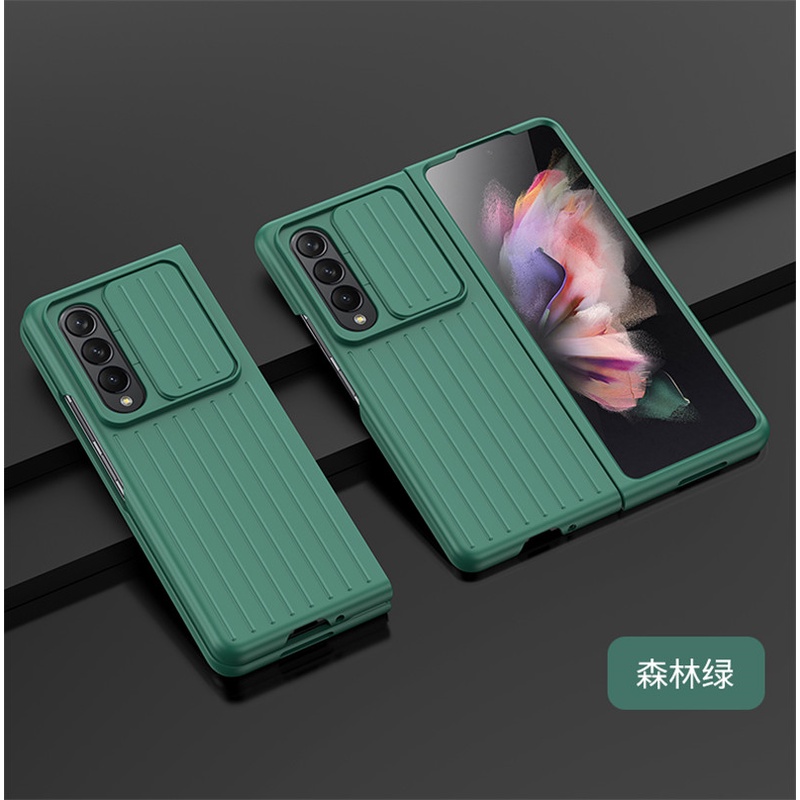 Ốp Điện Thoại Có Ngăn Kéo Bảo Vệ Camera Dành Cho Samsung Galaxy Z Fold 3 4 5G