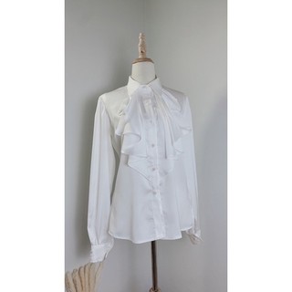 Áo Sơ Mi Lụa Cổ Bèo- Ảnh do shop tự chụp