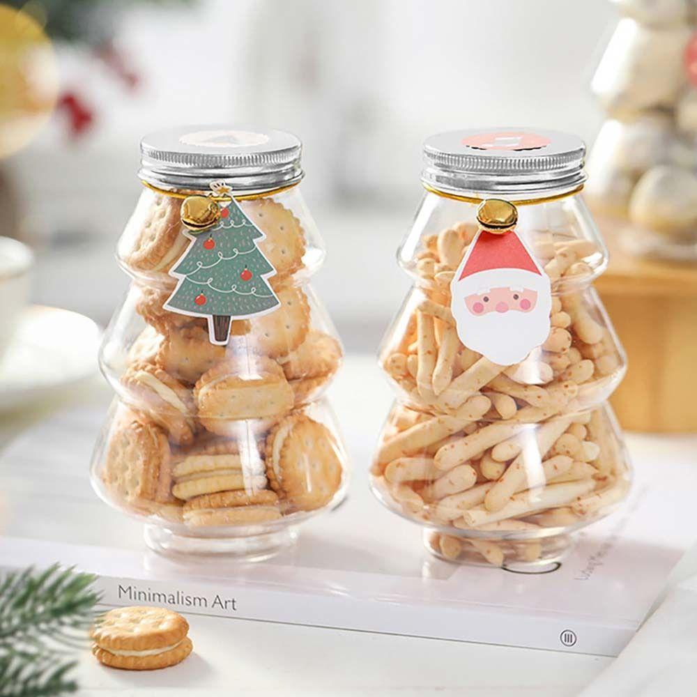 Aaron1 Hũ Đựng Bánh Quy Trang Trí Giáng Sinh Năm Mới DIY
