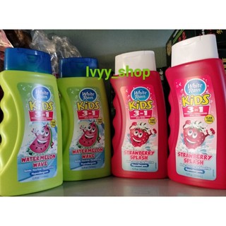 Sữa tắm - gội - xã cho bé white rain kid 3 in 1, 354ml nội địa mỹ