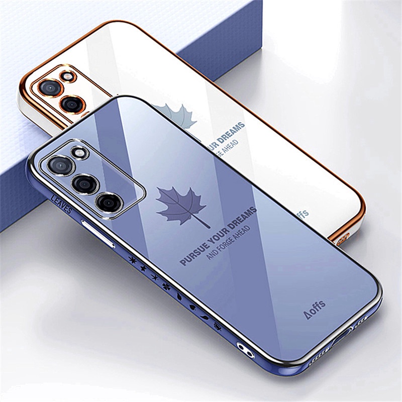 Ốp Lưng Samsung Galaxy S20 FE S21 FE 5G S21 Ultra S20 Ultra S21 Plus S20 Plus S10 Plus + S21 S20 S10 Ốp Điện Thoại TPU Mềm Chống Sốc Họa Tiết Lá Phong Cho