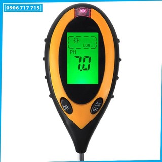 Dụng cụ đo PH 4 trong 1 (PH, độ ẩm, ánh sáng, nhiệt độ)