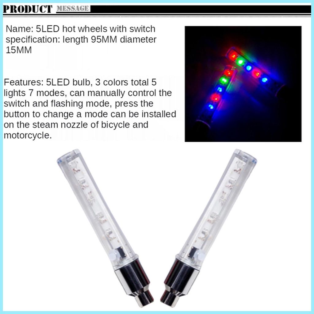 Đèn LED Gắn Bánh Xe Đạp Trang Trí Độc Đáo