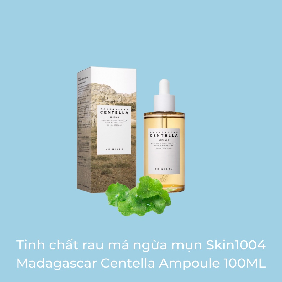 Tinh chất rau má ngừa mụn cải thiện sắc tố da Skin1004 Madagascar Centella Ampoule 100ml - Bahachiha