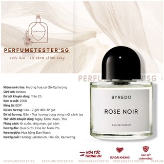 Nước hoa unisex byredo rose noir -𝒑𝒆𝒓𝒇𝒖𝒎𝒆𝒕𝒆𝒔𝒕𝒆𝒓
