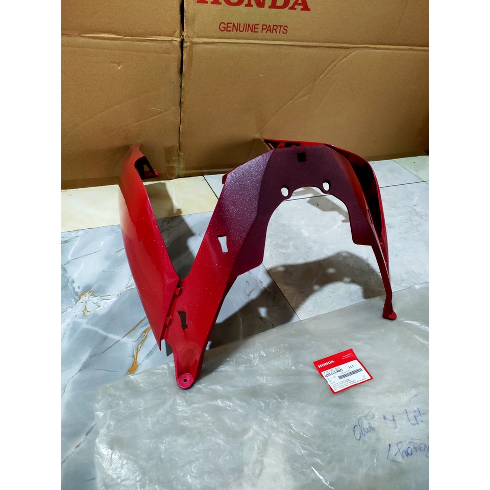 Bộ ốp nhựa trước - quây chữ M HONDA LEAD Cũ năm 2009-2011 màu Đỏ. *RP183P* 64301GGE900ZE