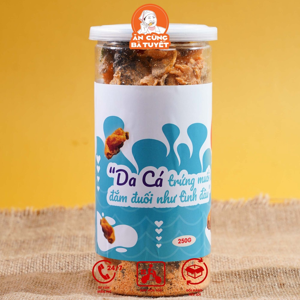Da Cá Trứng Muối 250g ăn cùng bà Tuyết Diamond vừa RẺ vừa NGON