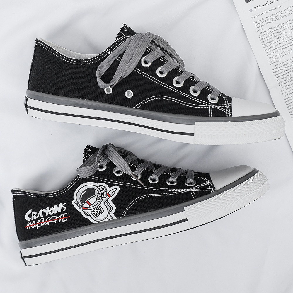 Giày CV Cổ Ngắn Nam CRAYYONSS Phi Hành Gia Kiểu Dáng Thời Trang