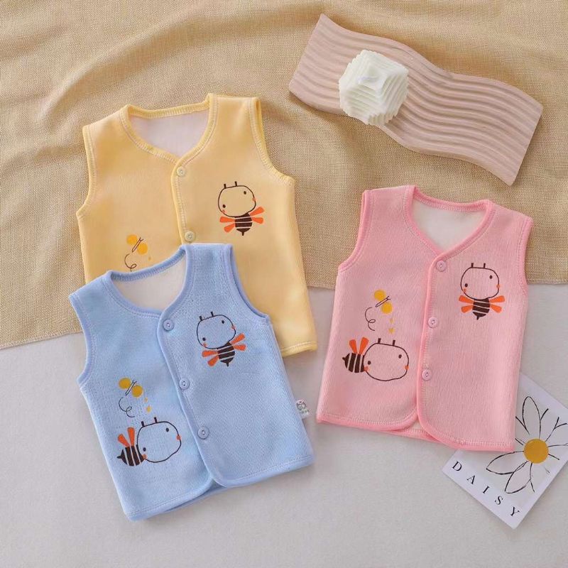 Áo gile cho bé trai bé gái 5-11kg chất nhung siêu mềm mịn hàng Quảng Châu cao cấp