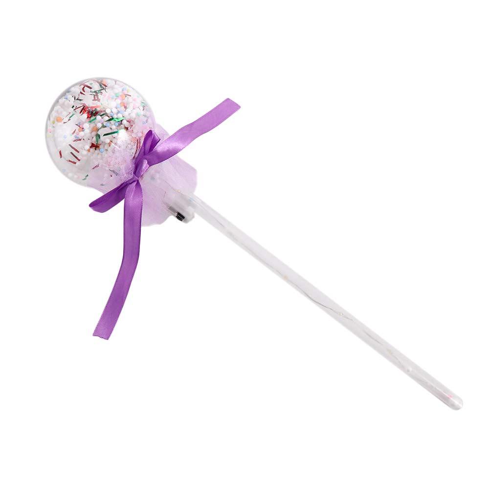 1 Đũa Phép Thuật Có Đèn led Phát Sáng Nhiều Màu Sắc Hình Ngôi Sao Trái Tim Cho Bé