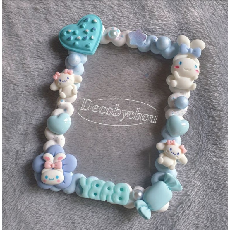 Toploader / bọc thẻ kem keo Sanrio Melody Kuromi Pochacco Purin Cinnamoroll size A7 B8