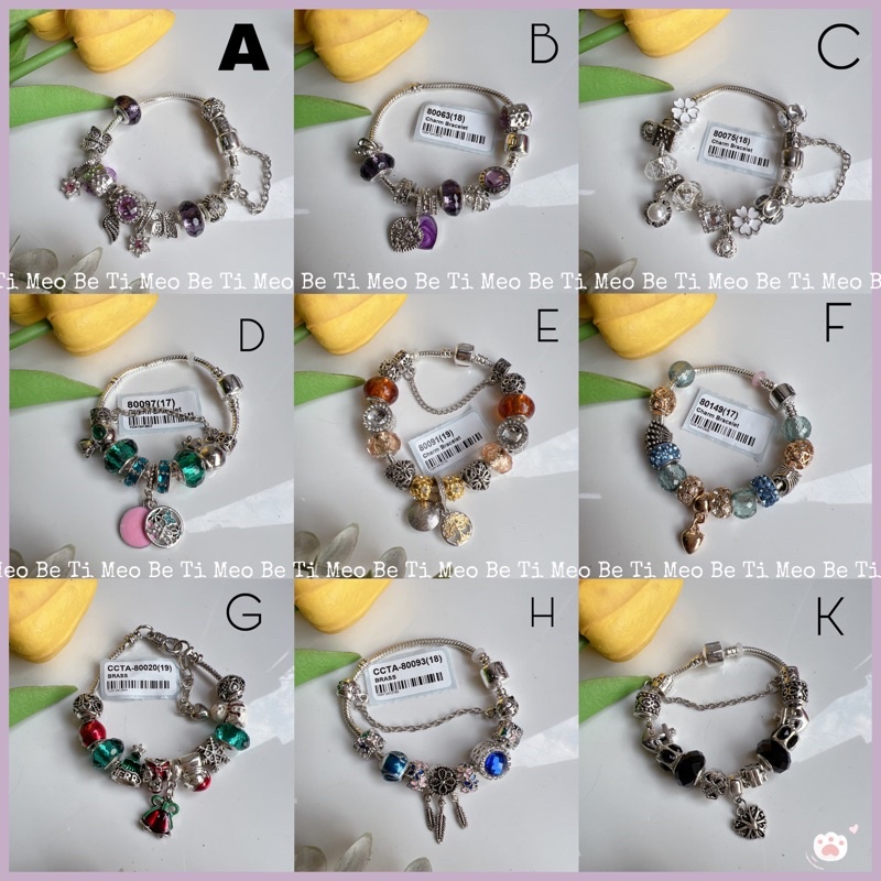 Vòng tay Charm mạ bạc 925 Hestia Hàn