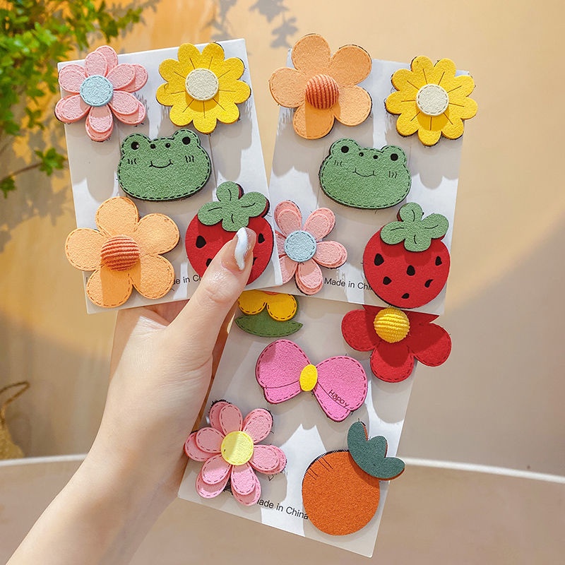 Kẹp Tóc Mái Dán Không Đau Dễ Thương Cho Bé