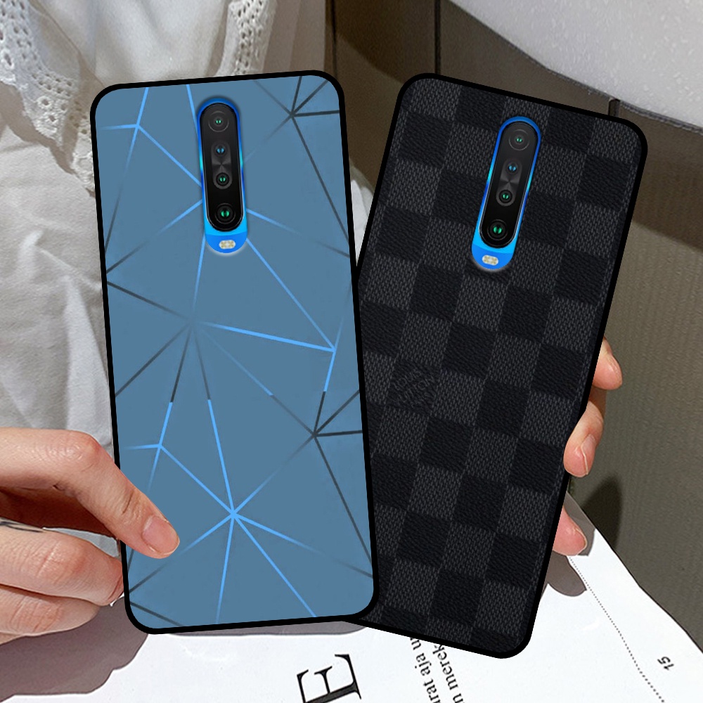 Ốp Xiaomi Redmi K20 / K20 Pro / K30 / K30 5G in hình thương hiệu LV, họa tiết xanh bạc siêu đẹp