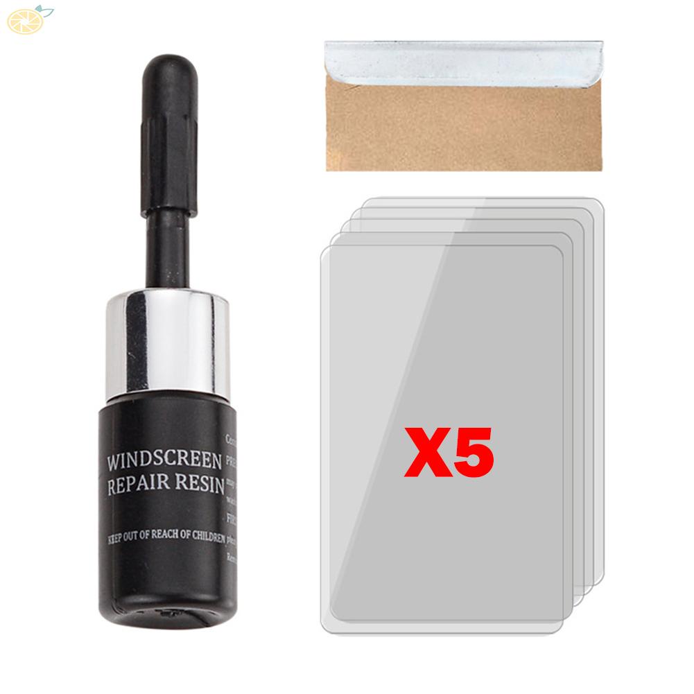 Set 4 Chai Dung Dịch Loại Bỏ Vết Nứt Kính Xe Hơi 3ml