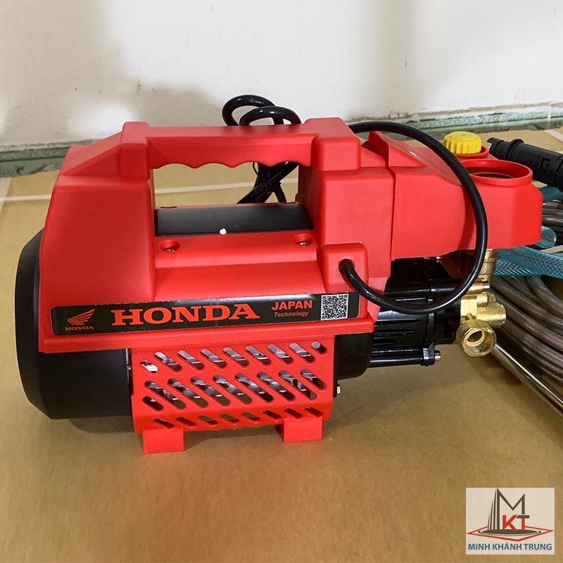 Máy xịt rửa xe HONDA có chỉnh áp 3500w Dộng cơ cảm ứng từ 100% lõi đồng - BH 12 tháng