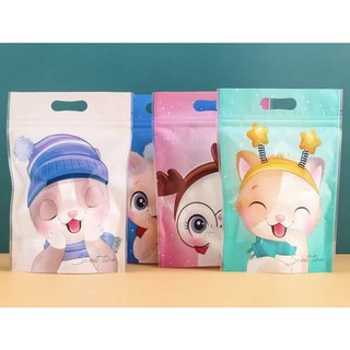 Túi zip đựng bánh kẹo mẫu sóc chuột