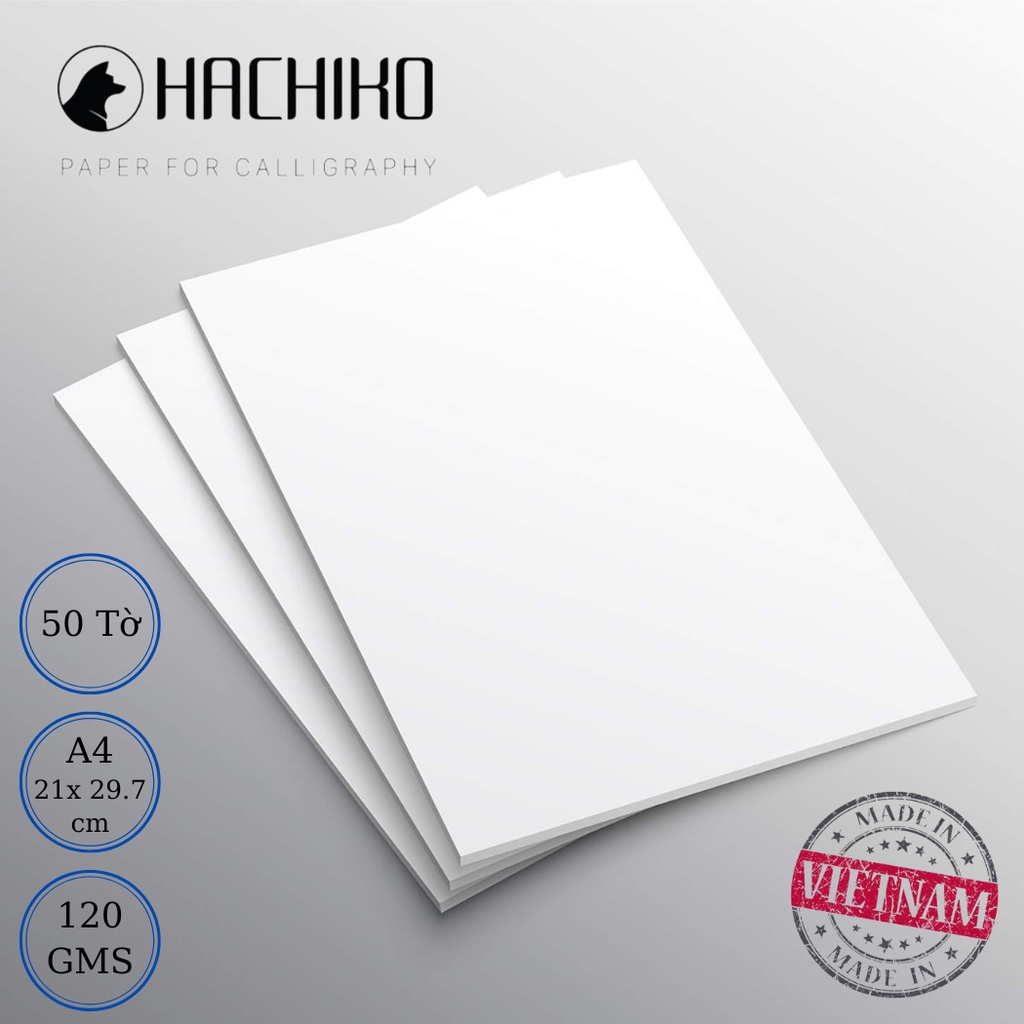 - TẬP 50 TỜ Giấy viết CALLIGRAPHY và vẽ MANGA