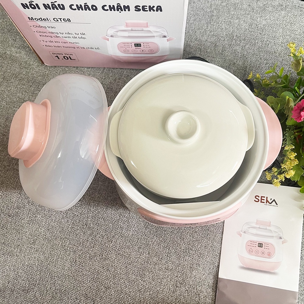 Nồi nấu cháo chậm - bé ăn dặm, nấu canh, hầm, hấp cách thủy