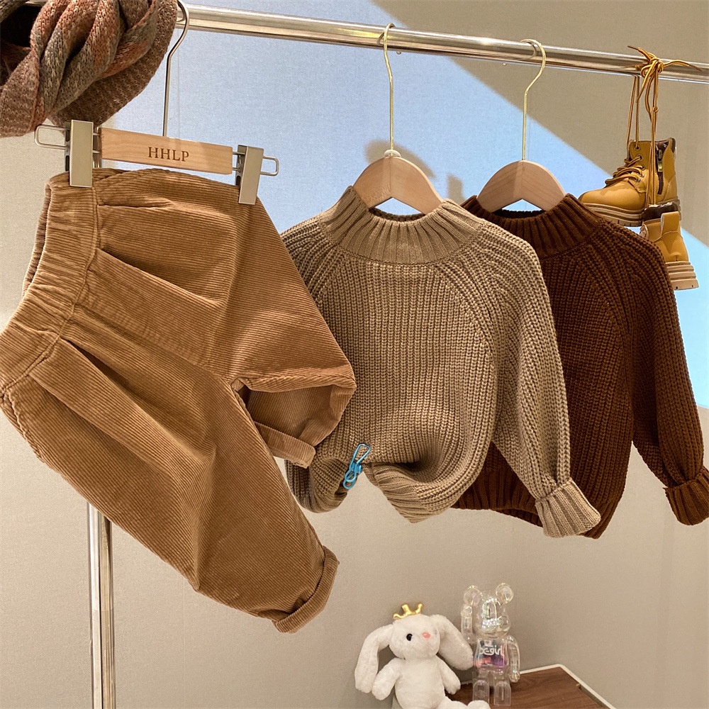 Áo len phong cách hàn quốc cực dày cho bé trai bé gái