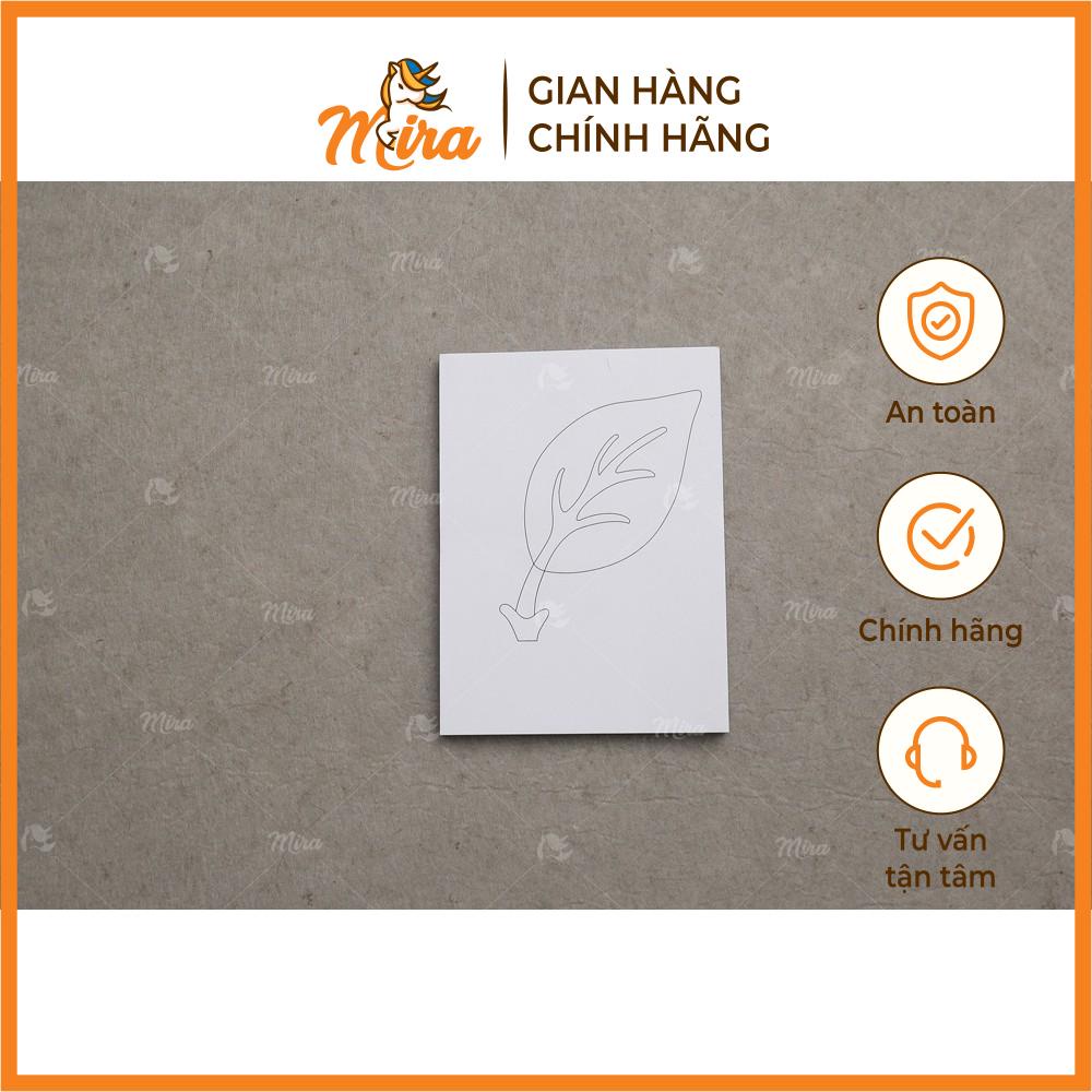 Tập phiếu tô các bộ phận của lá - Giáo cụ Montessori - Đồ chơi thông minh an toàn Mira Toys