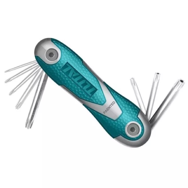 ĐỒ NGHỀ TOTAL Bộ khóa lục giác bông dạng xếp THT1061846 < HÀNG CHÍNH HÃNG >