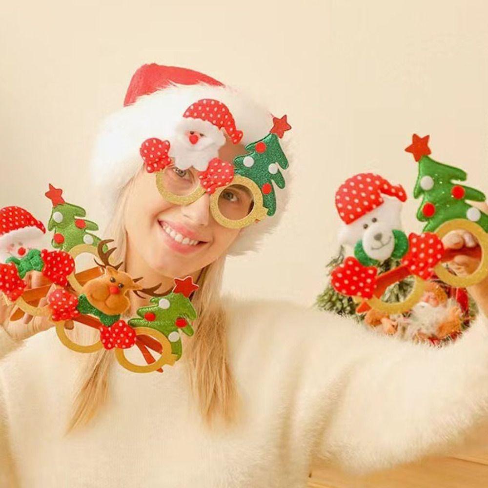 Mắt Kính Hình Ông Già Noel / Tuần Lộc Vui Nhộn Thời Trang Cho Bé