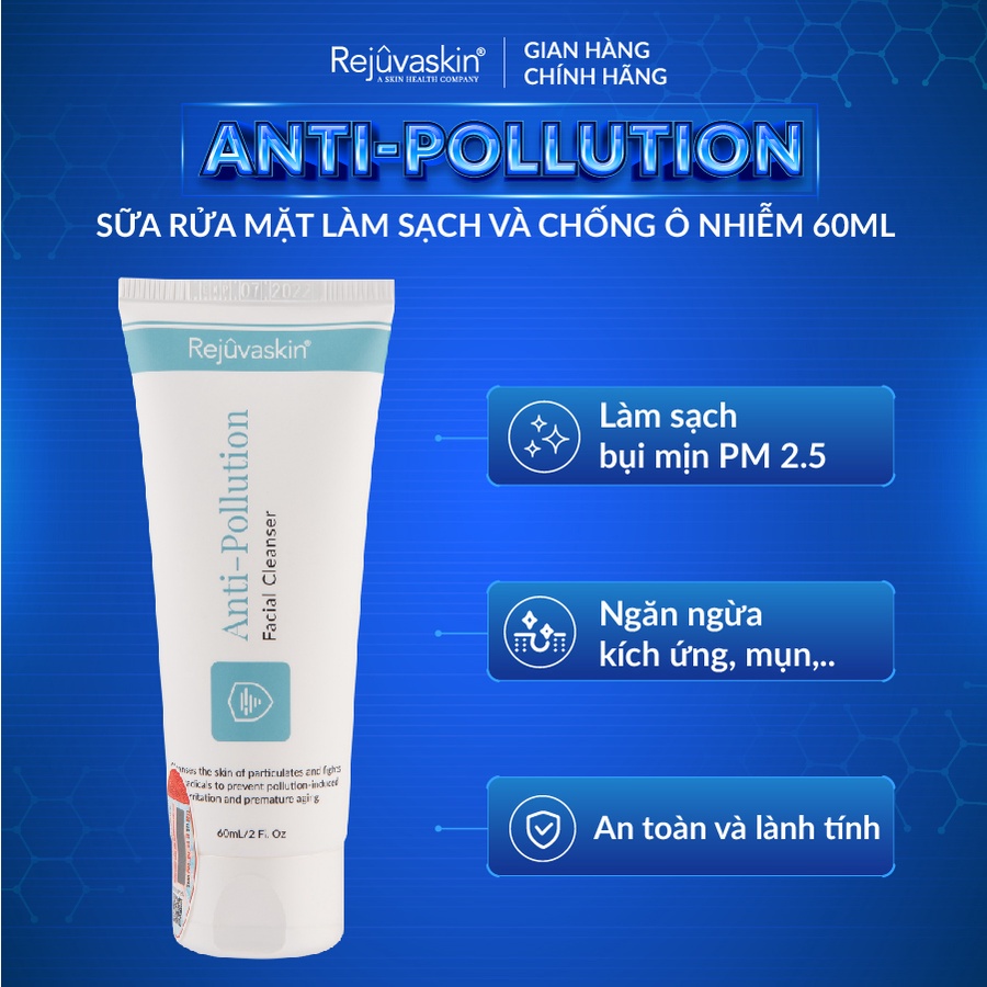 Combo Chăm Sóc Da Kem dưỡng ẩm và phục hồi da Recovery Cream 100ml và SRM  loại bỏ bụi mịn sạch sâu Anti-Pollution 60ml