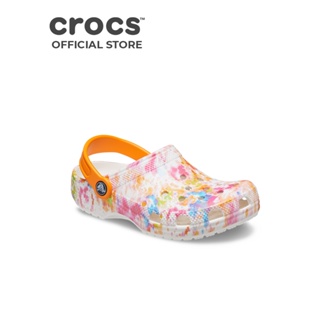 Giày Clog Trẻ em Crocs Tie Dye Classic OrZ Mlt