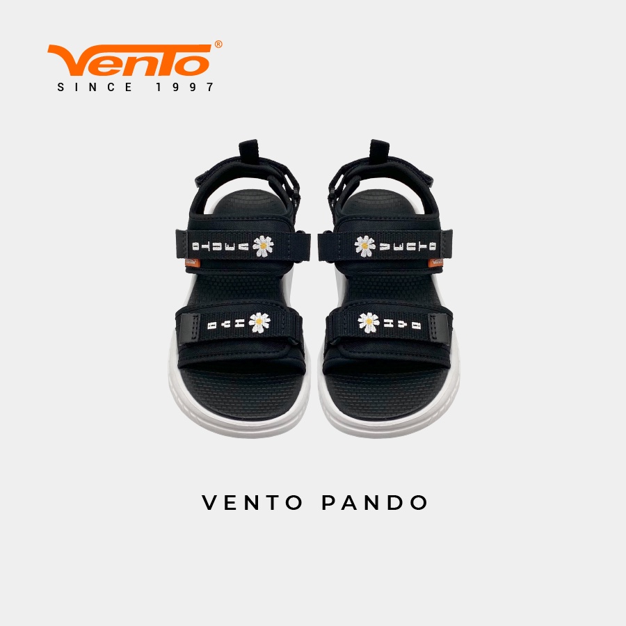 Giày dép Sandal Vento PANDO Teen Nữ/Trẻ em màu Đen đi học/đi chơi NB136