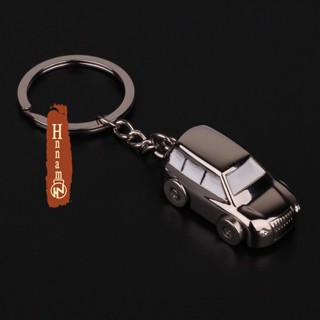 Móc khóa Inox 304 mô hình chiếc xe 7 chỗ chặc đích thu nhỏ kích thước  42*19*15mm chất liệu kim loại không gỉ